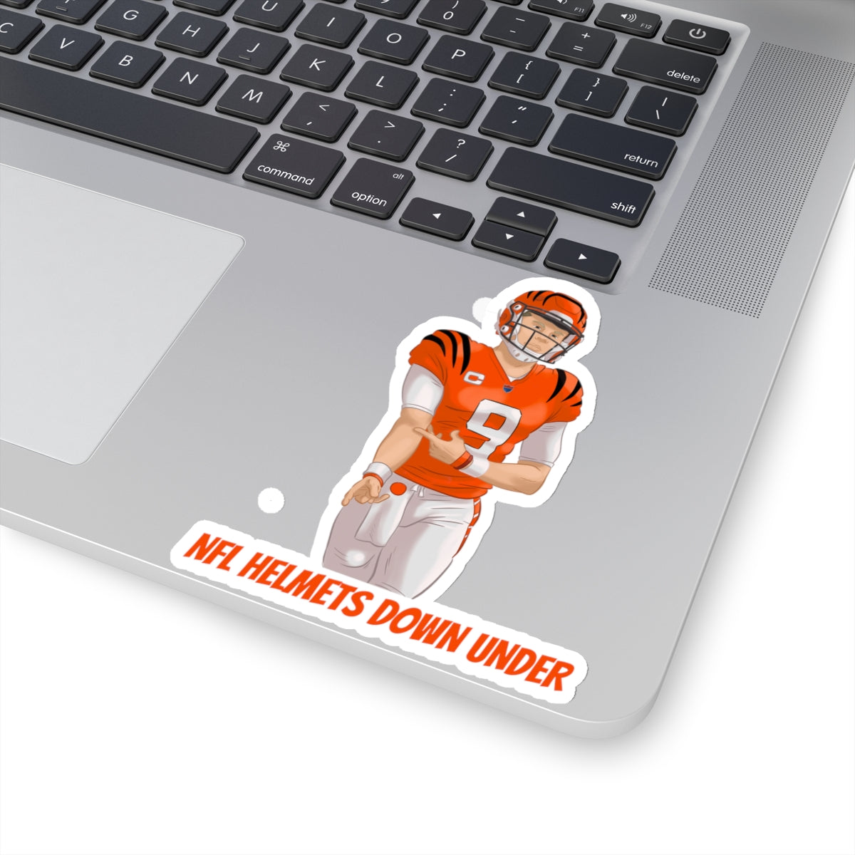 Ice in his Veins Helmet Kiss-Cut Sticker