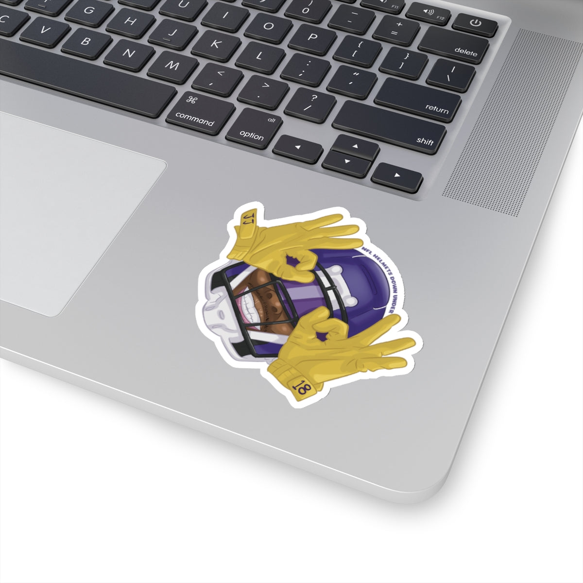 Griddy Helmet Kiss-Cut Sticker