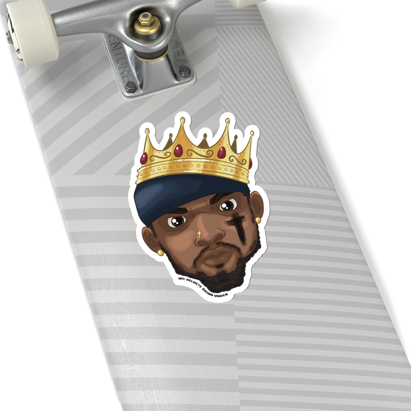 King Henry Crown Kiss-Cut Sticker