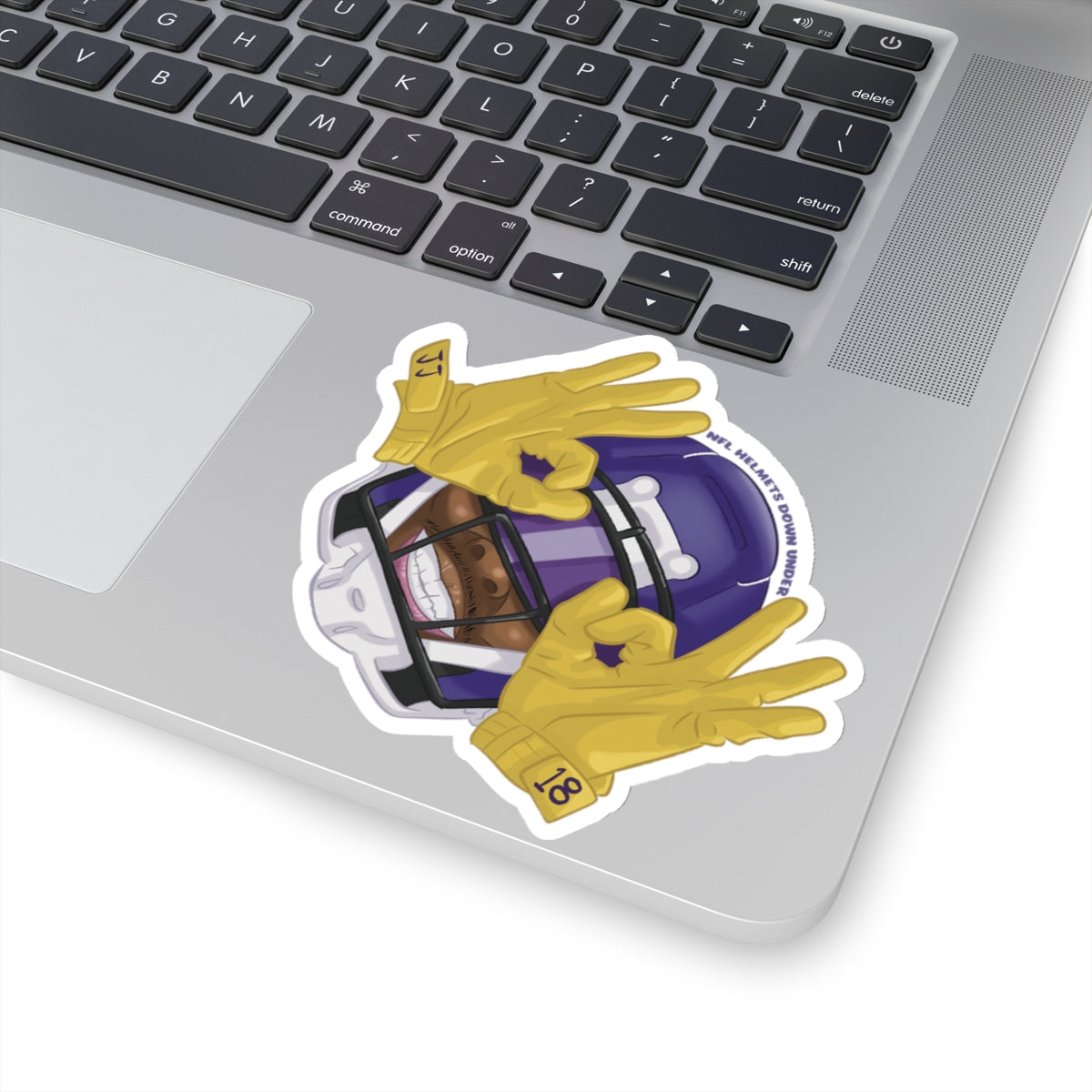 Griddy Helmet Kiss-Cut Sticker