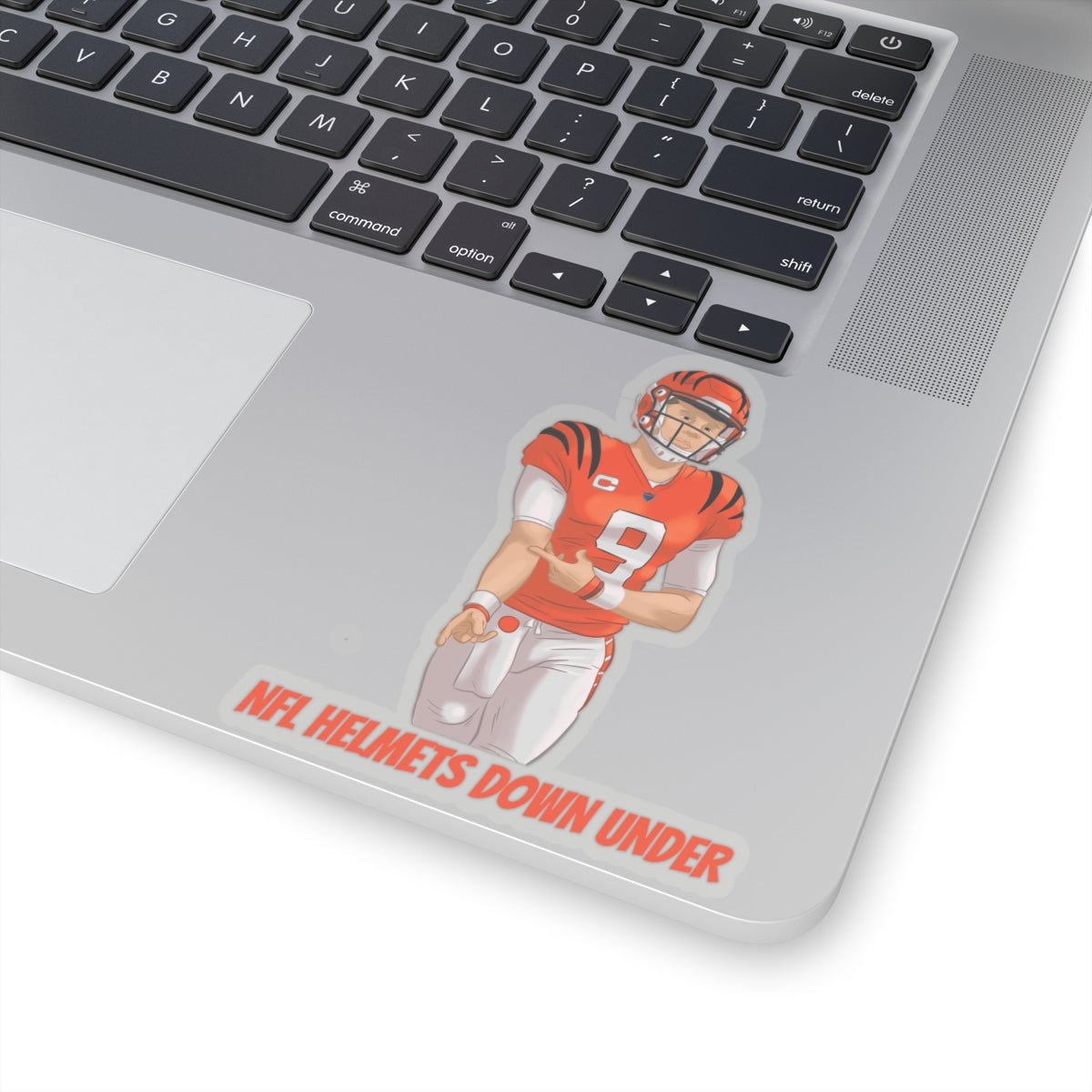 Ice in his Veins Helmet Kiss-Cut Sticker