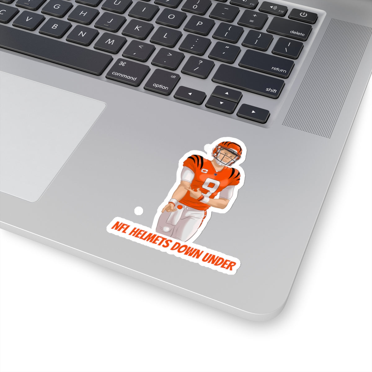 Ice in his Veins Helmet Kiss-Cut Sticker