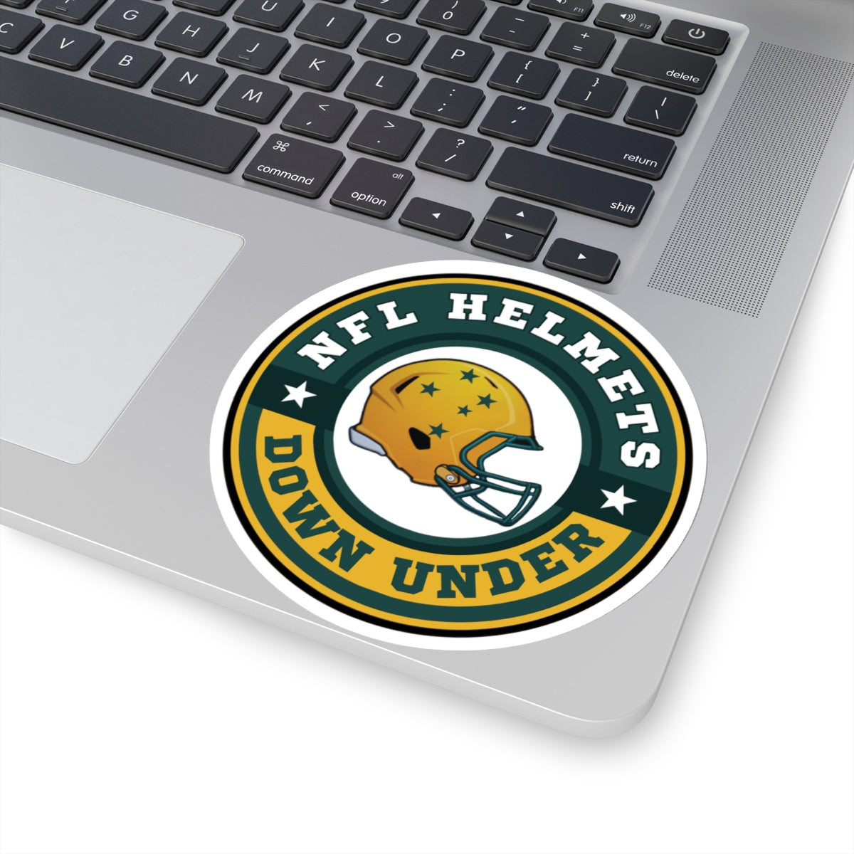 NFL Helmets Down Under Kiss-Cut Sticker